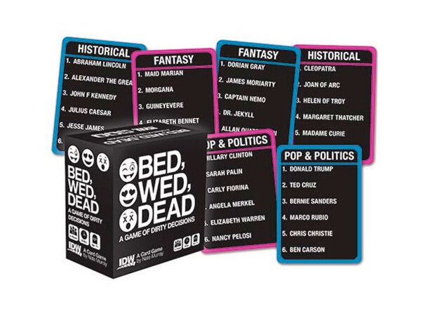 Bed Wed Dead Kortspel Partyspelet med smutsiga beslut 